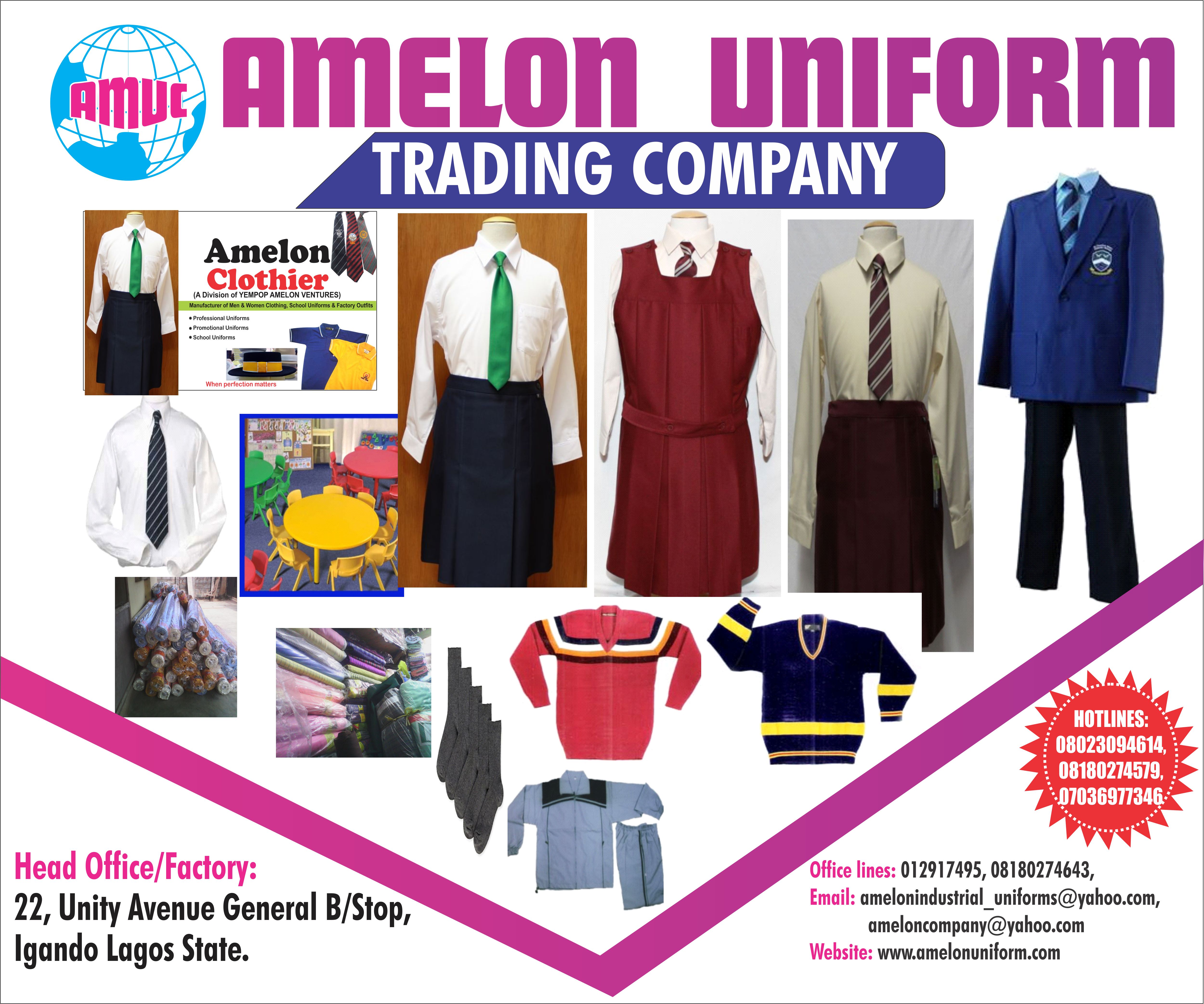 Amelon Uniform Company Igando Lagos Nigeria, Nigeria