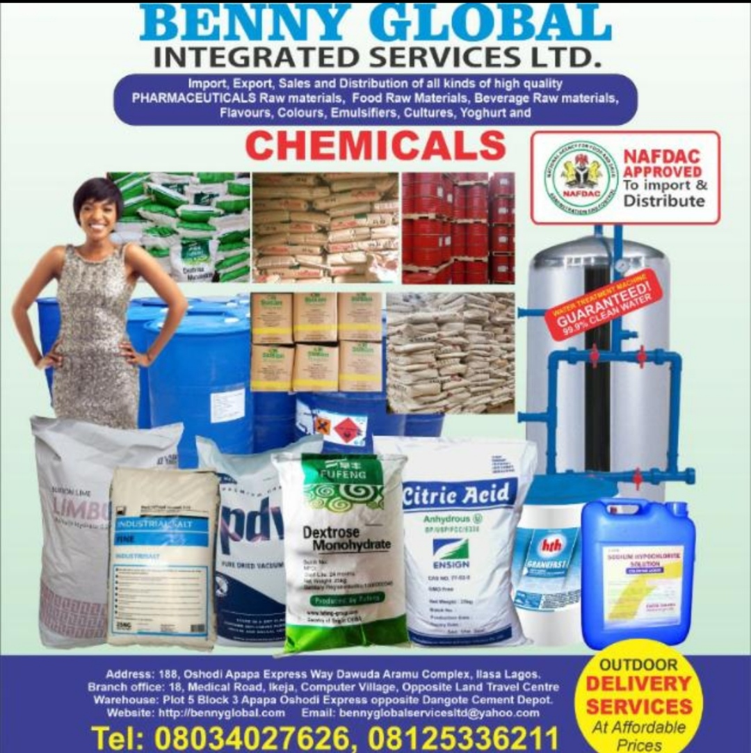 Benny Global Integrated Services OshodiIsolo Lagos