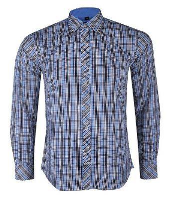 57% Discount on Checked Long Sleeve Shirt