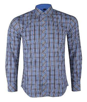 57% Discount on Checked Long Sleeve Shirt