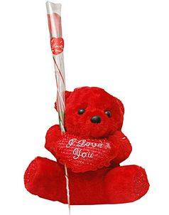  4% Off Fashion Fashion Teddy Bear With Rose Flower