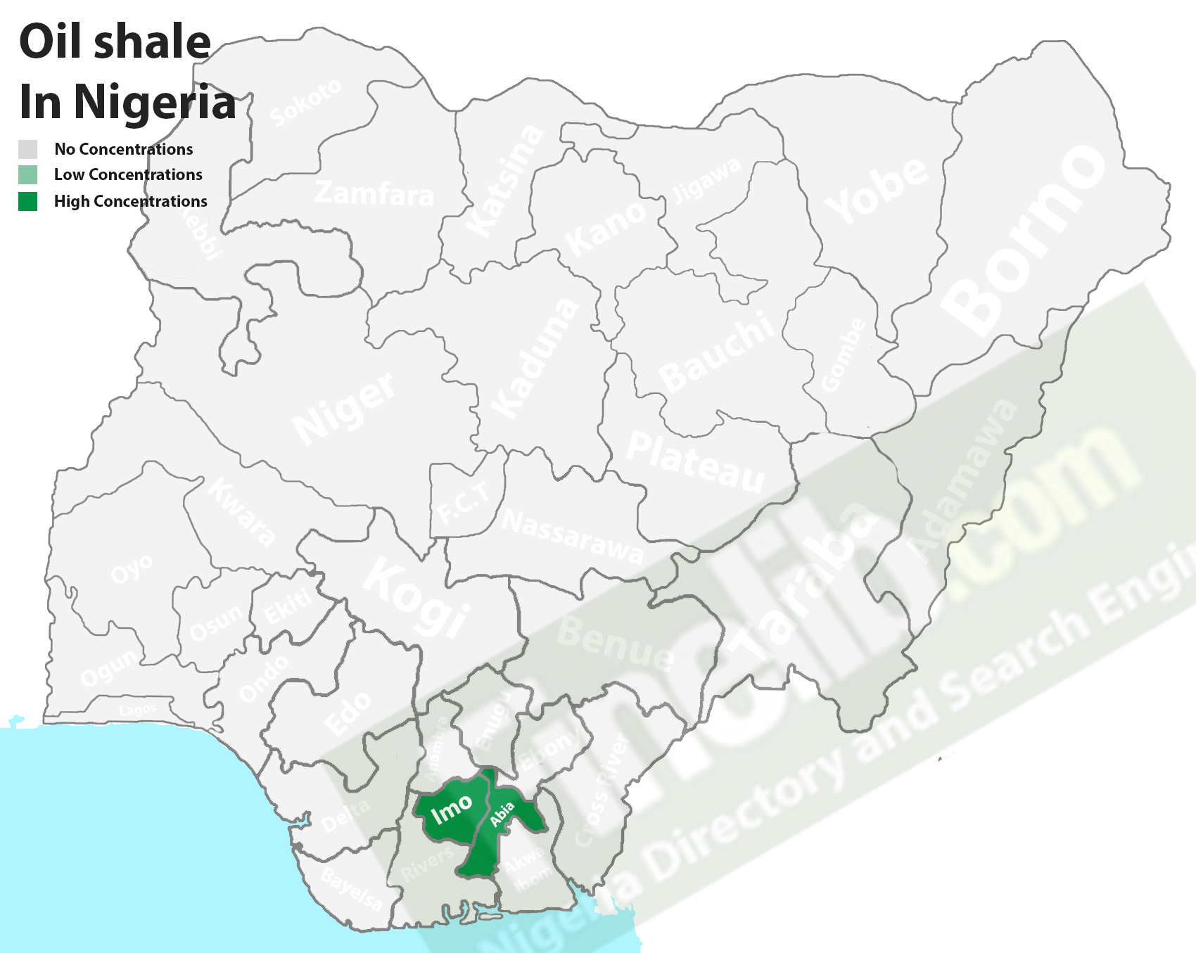 Oil Shales mineral resources in Nigeria
